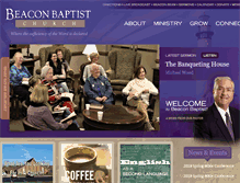 Tablet Screenshot of beaconbaptist.com